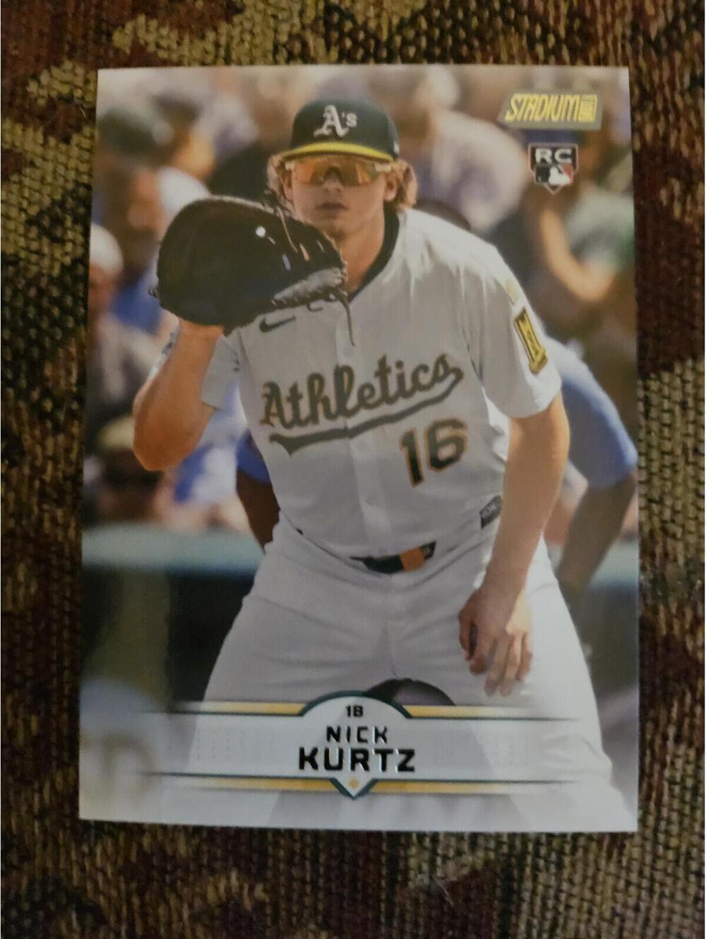 2025 Topps Stadium Club - Nick Kurtz -  #9 (RC) Rookie Card A's